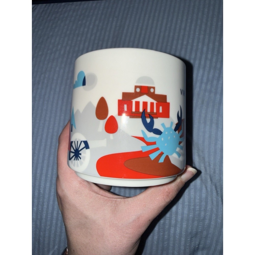 Starbucks Virginia You Are Here Collection 14oz Coffee‎ Tea Mug No Box - Picture 2 of 6